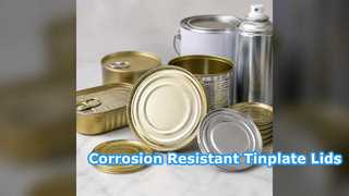 Coperchi in banda stagnata per lattine per alimenti resistenti alla corrosione