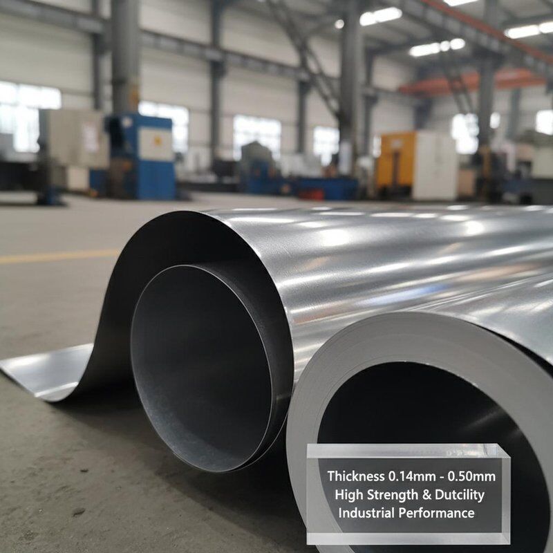 Fogli di latta di superficie lucida, di elevata resistenza e duttilità, spessore da 014 mm a 050 mm, progettati per prestazioni industriali