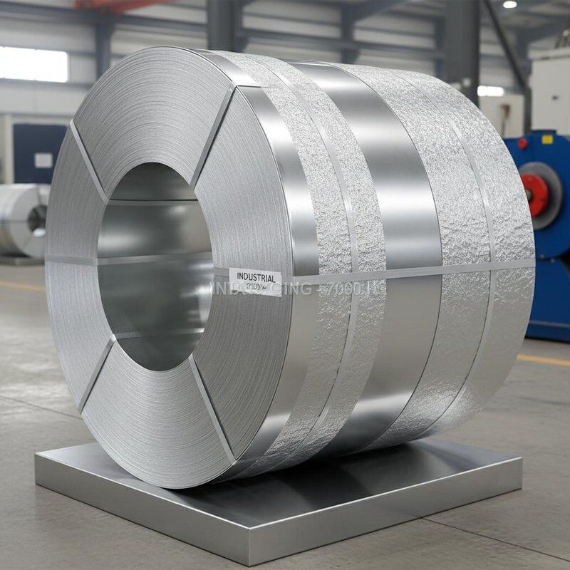 Coili di lamiera opaca di peso da 3 a 10 tonnellate con finiture di superficie in pietra brillante e argento per imballaggi industriali