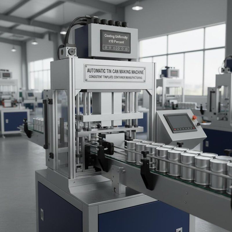 Uniformità del rivestimento ± 10% macchina automatica per la fabbricazione di contenitori di latta progettata per la fabbricazione di contenitori di latta coerenti