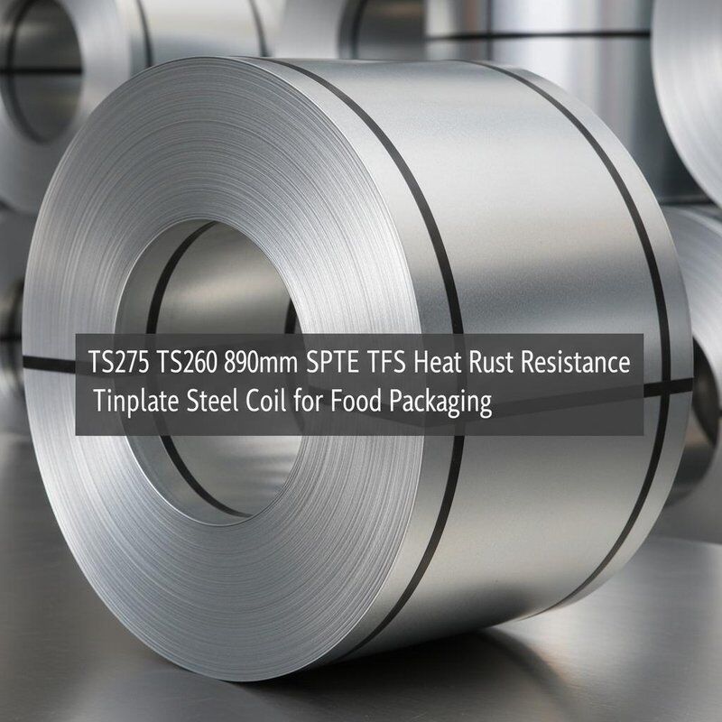 TFS per imballaggi alimentari di acciaio stagnato TS275 TS260 890 mm